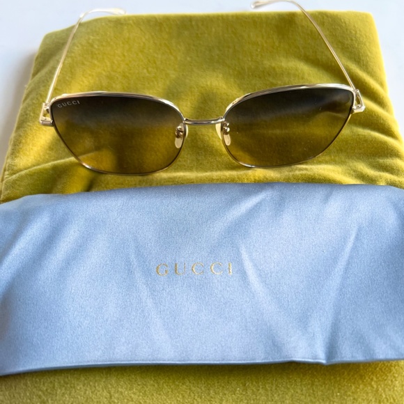 Gucci Pure Metal 60MM Square Sunglasses - Picture 2 of 7